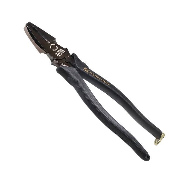 偏芯パワーペンチ(黒金) (簡易圧着機能付).