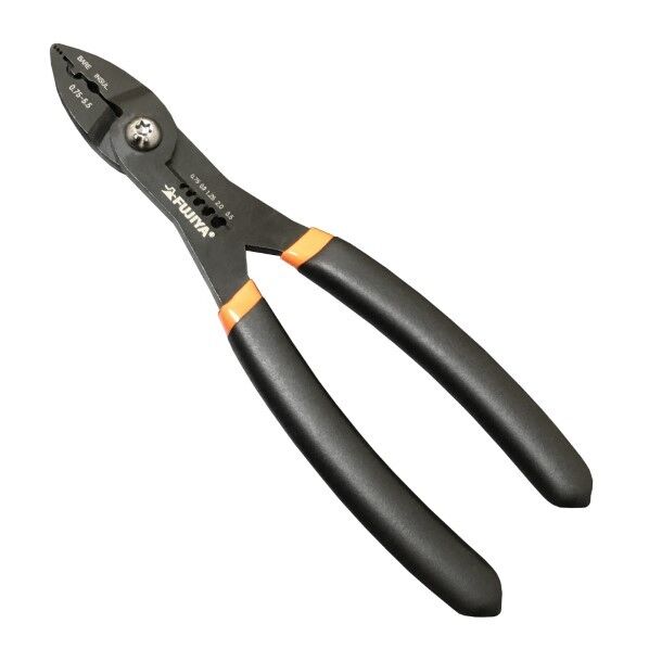 フジ矢 電工ペンチミニ(裸端子用) 175mm FA202 1本...