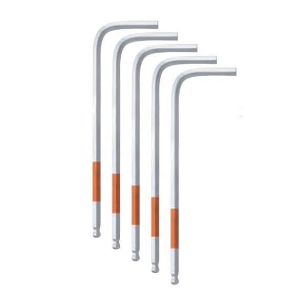 ボールポイント六角棒レンチ(単品) 5本組NC