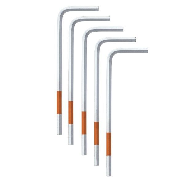 六角棒レンチ(ショート・色付) 5本組