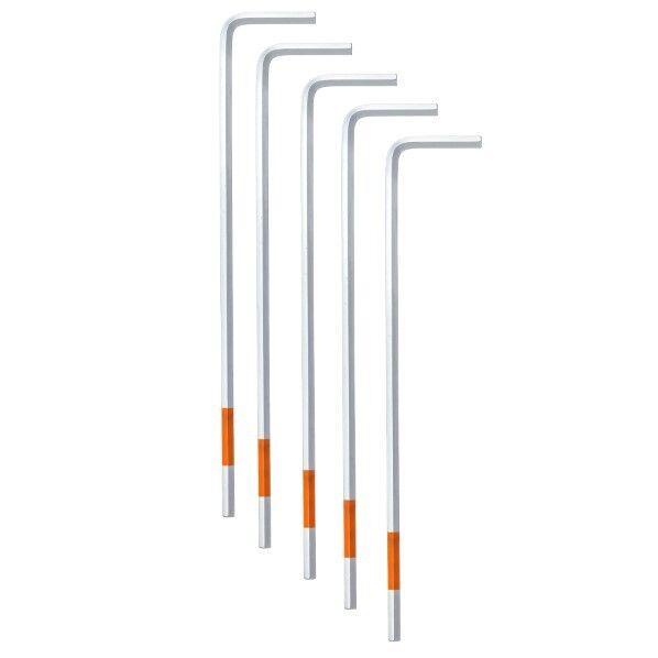 六角棒レンチ(ロング・色付) 5本組