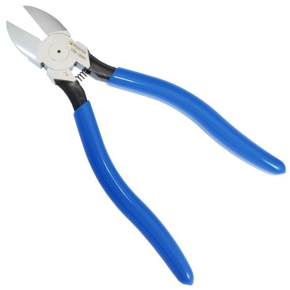 フジ矢 プラスチックニッパ(ラウンド刃・バネ付き) 186mm FPN-185RS 1丁...