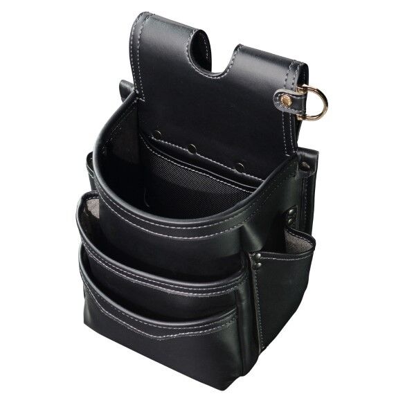 腰袋3段(黒金) AB-23BG 1個