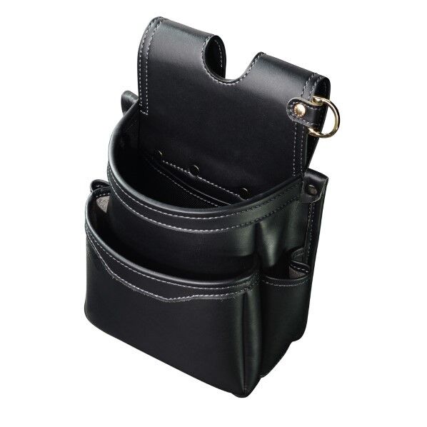 腰袋薄型2段(黒金)