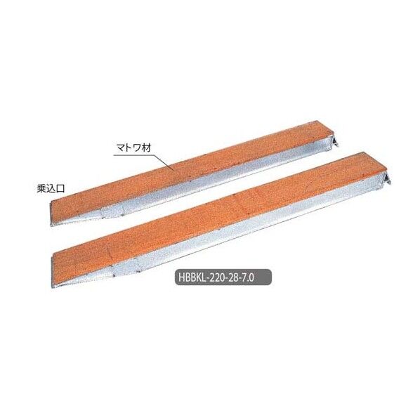 大型建機 アルミブリッジ (35751) HBBKL-220-28-7.0 2本組