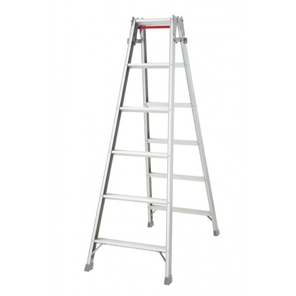 アルミはしご兼用脚立 標準タイプ ワンタッチバー RD型