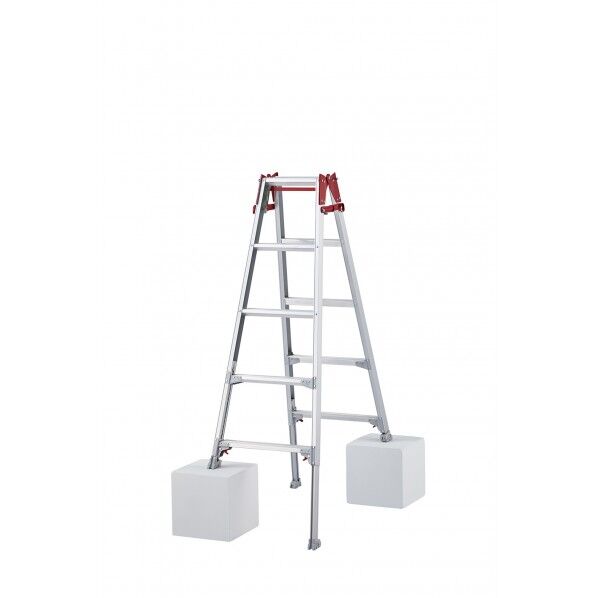 長谷川工業 はしご兼用伸縮脚立 3段 RYZ-09c 1台...