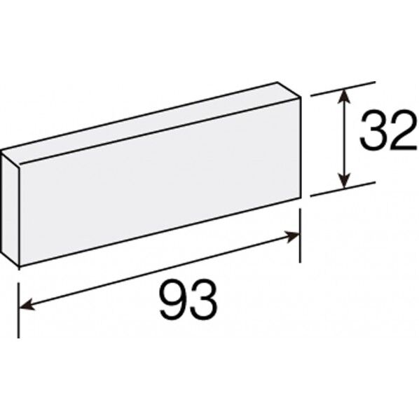 小形仕切板(10枚入・B-108用) 93×32mm B-109 1