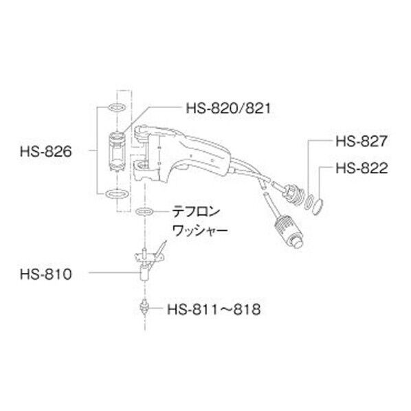 フィルターOリングセット(HS-801用)