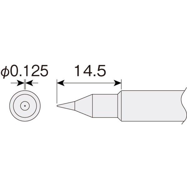 温調式ハンダゴテHS‐26用ビット B型コテ先 HS-131 1点