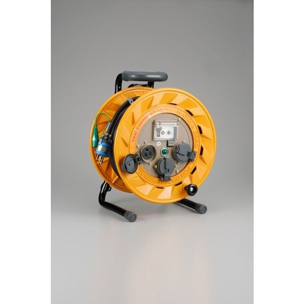 単相100V型コードリール接地アダプター付電工ドラム BR-201K 1点