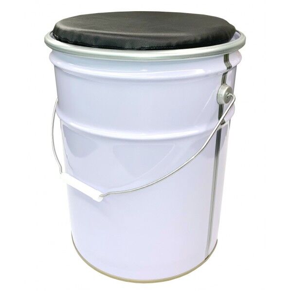 クッション付20Lペール缶セット シロ