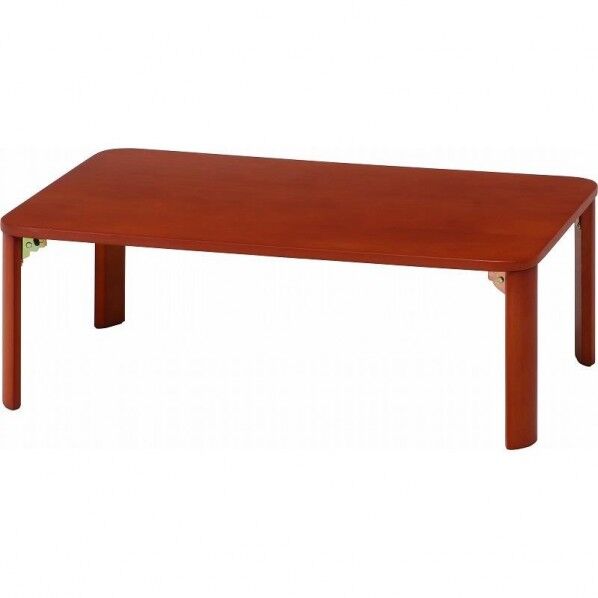 折脚ローテーブル(ブラウン) KSM-9060BR ブラウン 約幅900×奥行600×高さ320mm 12841 1台