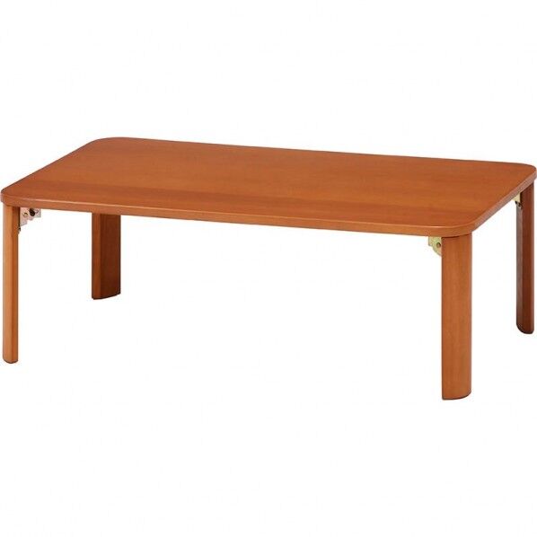 折脚ローテーブル(ナチュラル) KSM-9060NA ナチュラル 約幅900×奥行600×高さ320mm 12842 1台