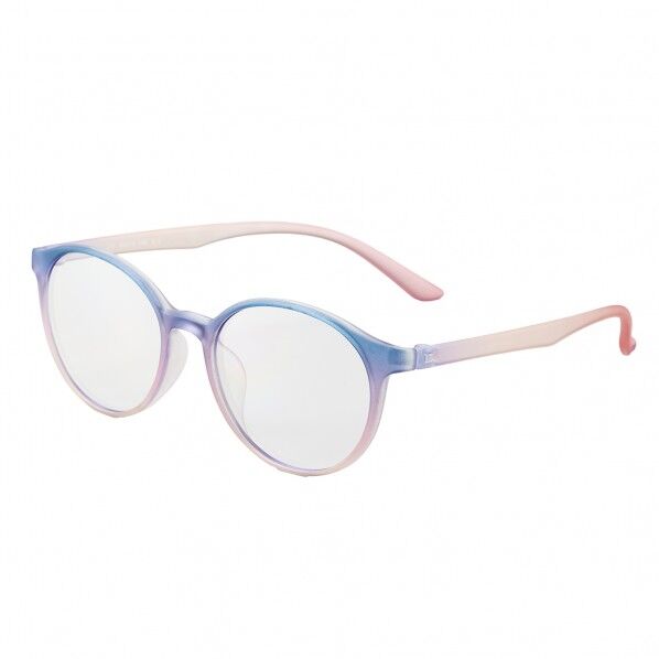 MATERIA DESIGN リーディンググラス 眼鏡 ブルーピンク 度数+3.0