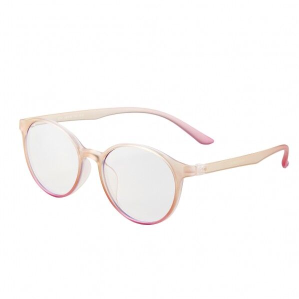 MATERIA DESIGN リーディンググラス 眼鏡 オレンジピンク 度数+1.5