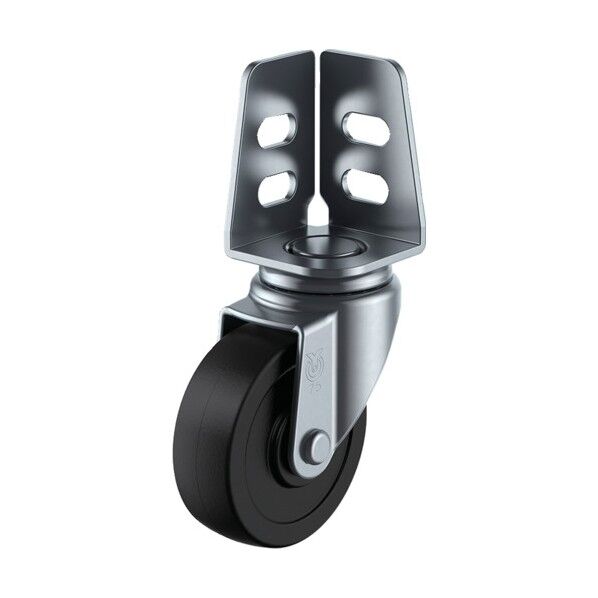 アングルキャスター SAシリーズ 自在車(ゴム車輪)