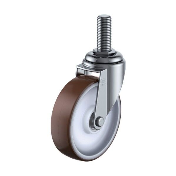 ねじ込みキャスター自在車 ウレタン車輪ベアリング入