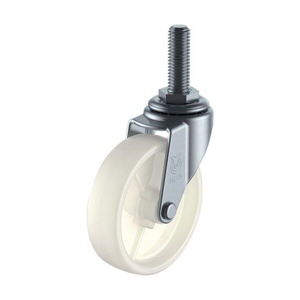 ねじ込み式キャスター自在車４０径ナイロン車輪 LT-40N-M12-14 1