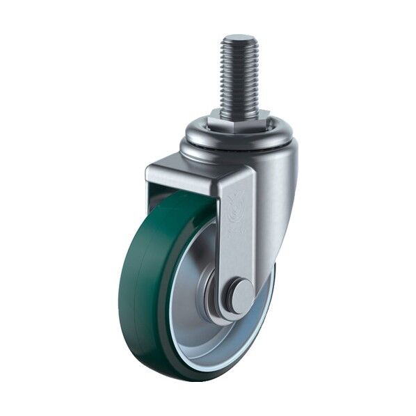 ねじ込みキャスター自在車 ウレタン車輪ベアリング入