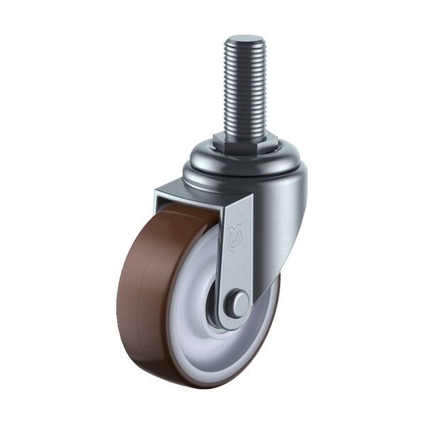 ねじ込みキャスター自在車 ウレタン車輪ベアリング入