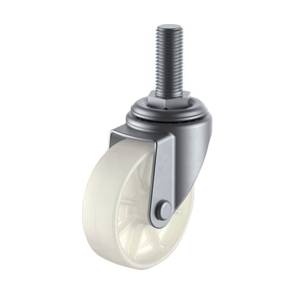 ねじ込みキャスターステンレス製自在車 ナイロン車