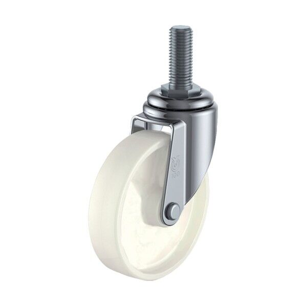 ねじ込みキャスター自在車 50径ナイロン車輪ピッチ1.75 ET-50N-M12-35 1点