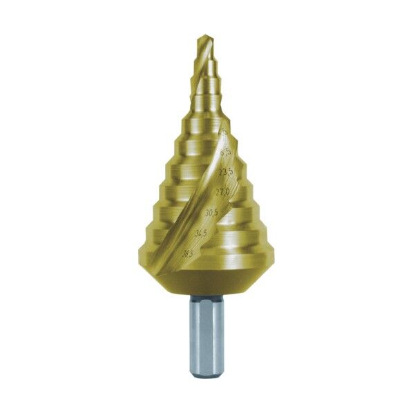 スパイラルステップドリル(2枚刃)