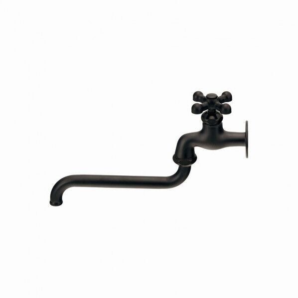 GAONA ガオナ ガーデン水栓 庭 おしゃれ 蛇口 自在パイプ 首振り ガーデンシンク モダン DIY GA-RA018 1個