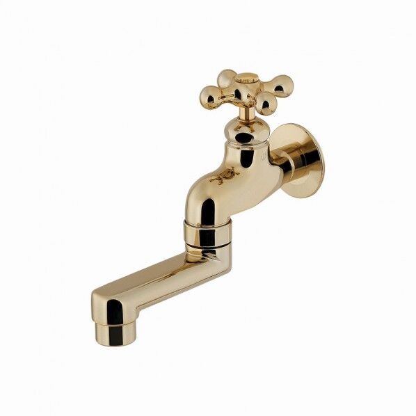 ガオナ ガーデン水栓 庭 おしゃれ 蛇口 自在パイプ 首振り スロップシンク レトロ DIY