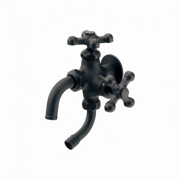 ガオナ ガーデン水栓 庭 おしゃれ 二口蛇口 ホース接続 モダン DIY