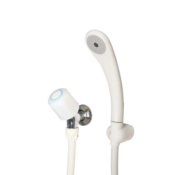 ガオナ シャワー水栓 呼13 PJ1/2 固定フック付 単水栓 サウナ 海水浴場 冷水シャワー