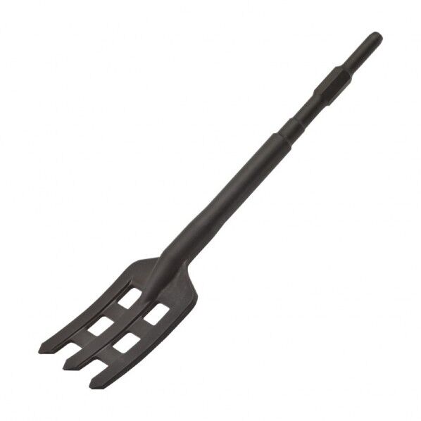 GAONA(ガオナ) ガオナ フォークスコップ 電動ハンマー用 先端工具 六角軸17ミリ ハツリ 掘り起こし 解体作業 GA-KL004 1個