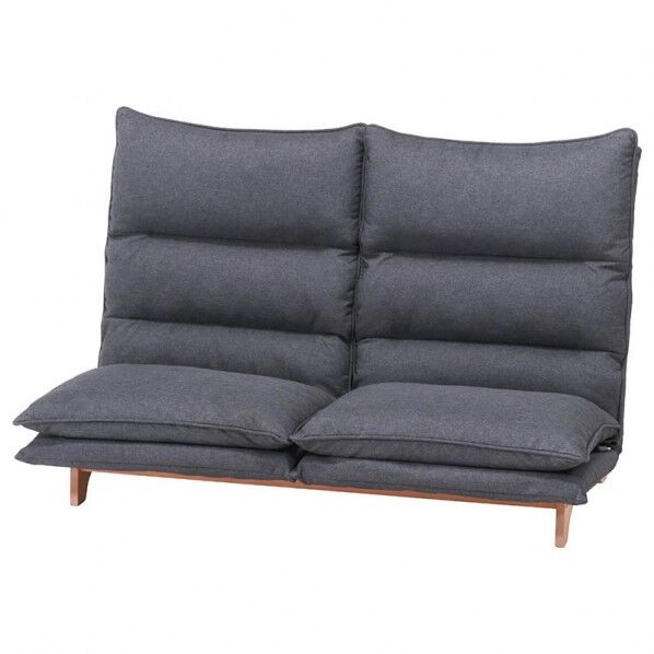 ダブルクッション座椅子 フィット2 1P DGY 19205 1点