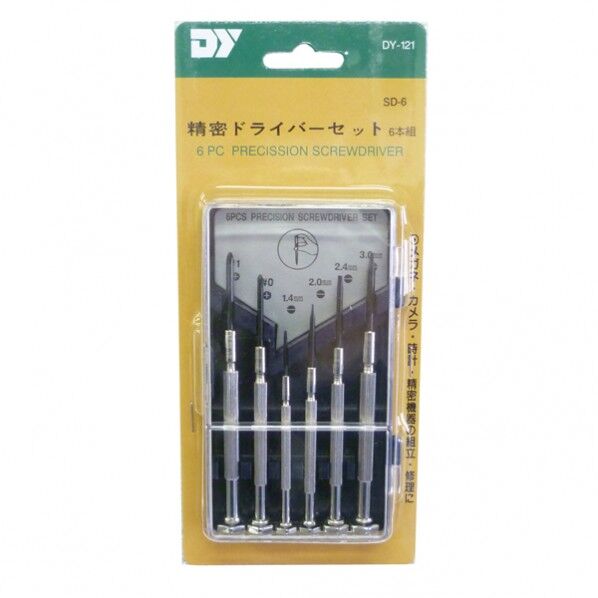 プロモート PROMOTE DY016 精密ドライバーセット 6本組 SD-6 1個