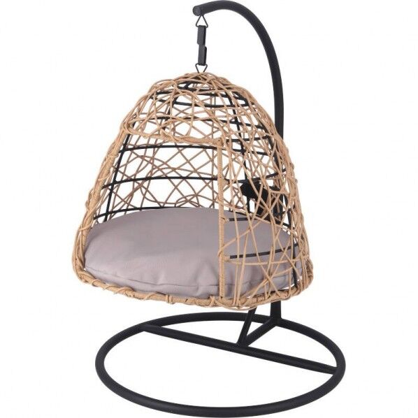 フジボウエキ ペット用ハンギングチェア NA 約幅580×奥行650×高さ865mm ナチュラル 51737 1台...