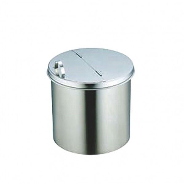 18-8トイレポット 外径×高さ(ツマミ含む)mm:φ198×H185(210) 341047 1点