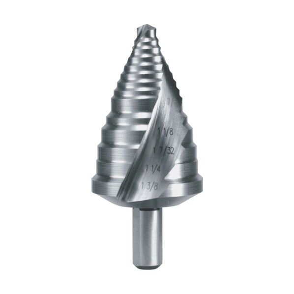 スパイラルステップドリル インチ(2枚刃)