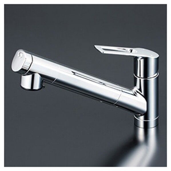 (寒)浄水器内蔵シングルシャワー付混合栓(eレバー) KM6001ZEC2 1個