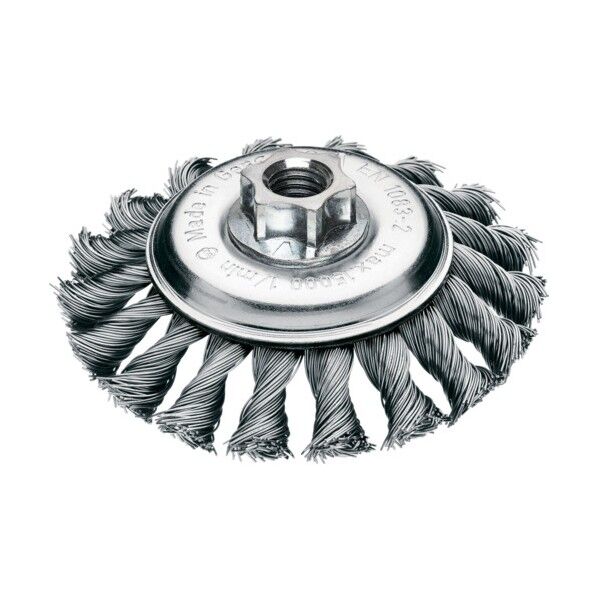 ノットベベルブラシ 高張度鋼線