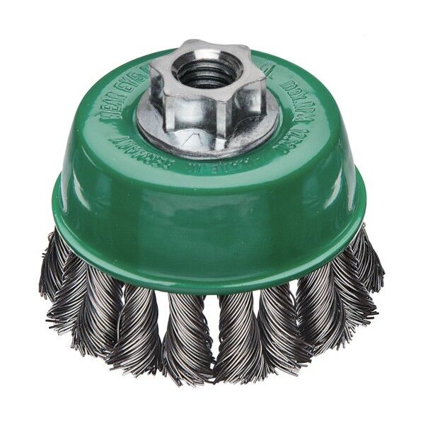 LESSMANN LESSMANN 左右逆ノットカップブラシ Φ65 ステンレス線 線径0.5 1点...