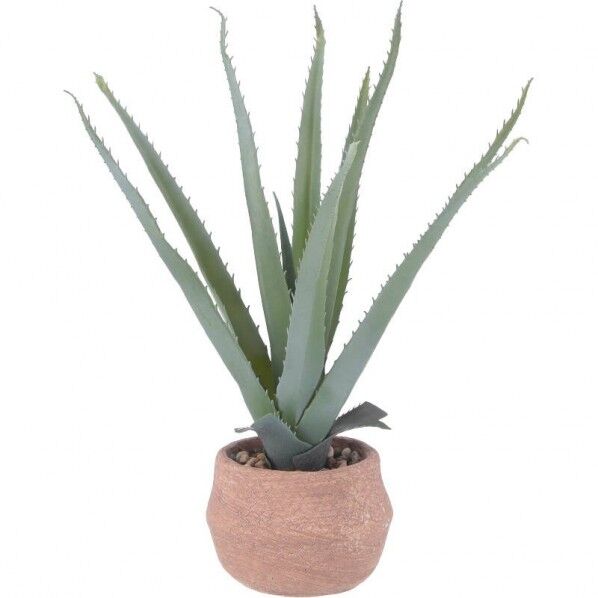 フェイクグリーン アロエ S セメントポット