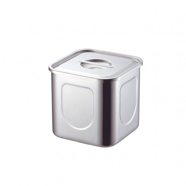 K 18-8 角型 キッチンポット 手無