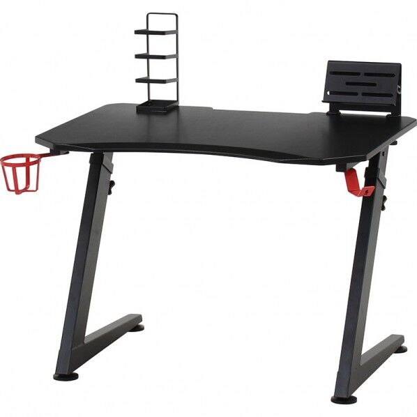 フジボウエキ キッズ用ゲーミングデスク レイズ RD 約幅800×奥行620×高さ590mm レッド 19452 1台...