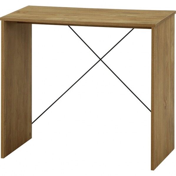 フジボウエキ EZBOワイヤーデスク OAK NA 約幅800×奥行420×高さ720mm オークナチュラル 71865 1台...