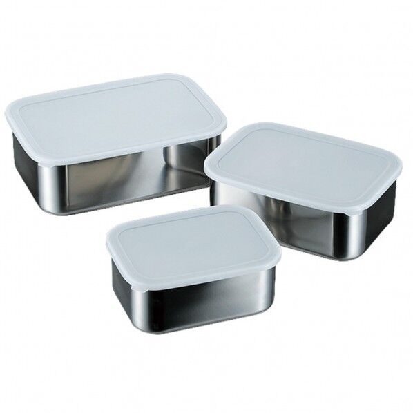 18-8キッチンバット深型密閉式 PE蓋付 030024