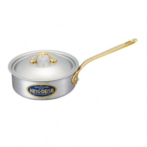キングデンジ 浅型片手鍋(目盛付)15cm 4823100 1個