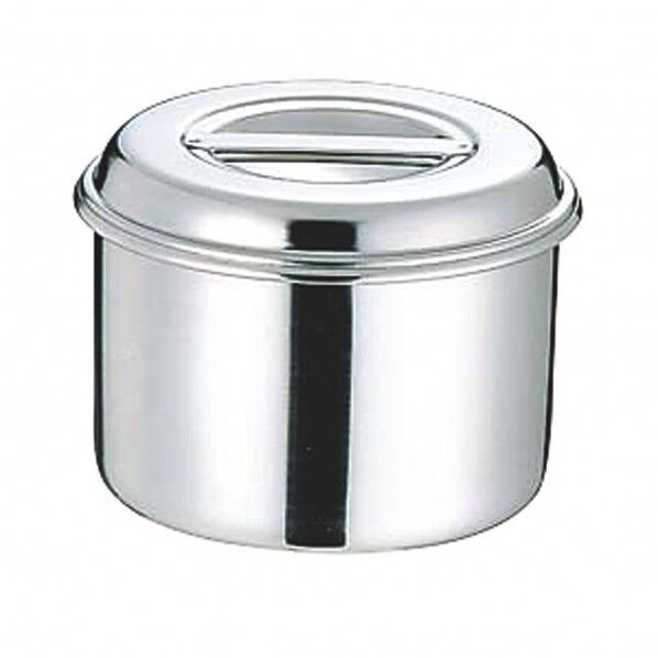 18-8 浅型キッチンポット 10cm 10011810 1個