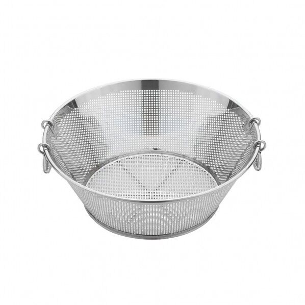 UK18-8パンチング 揚げザル 平底 45cm (角穴) 1個