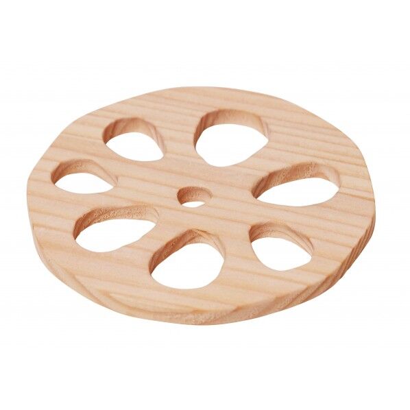 モミの木 れんこんコースター